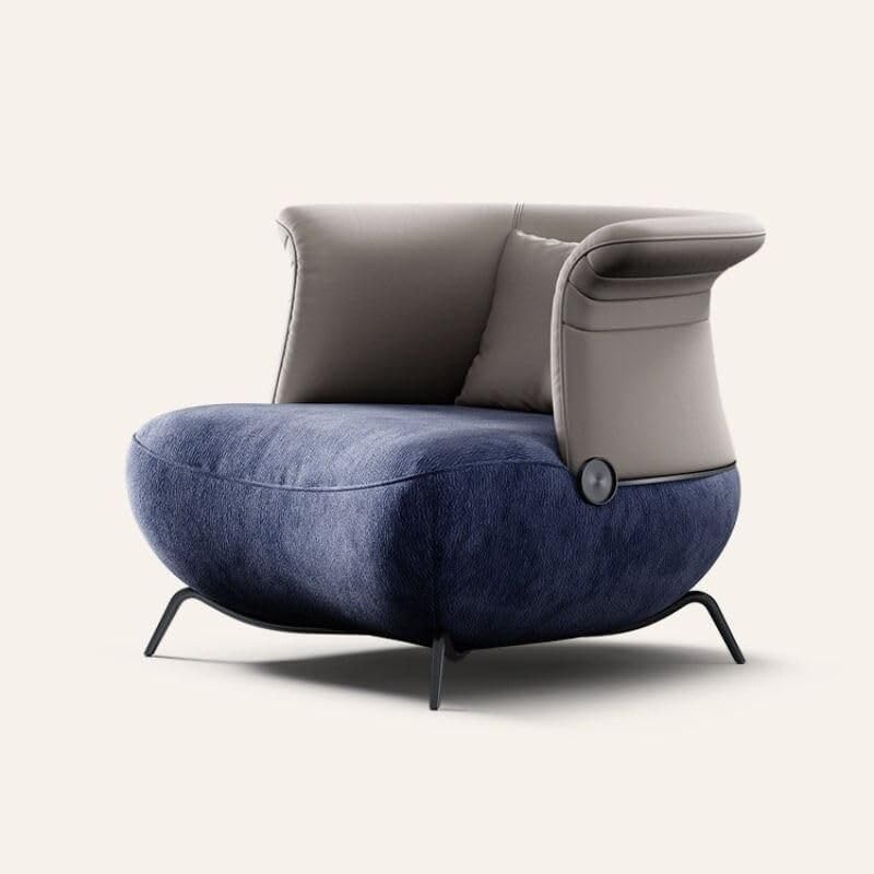 High-End Leather Leisure Sofa Chair  Leather