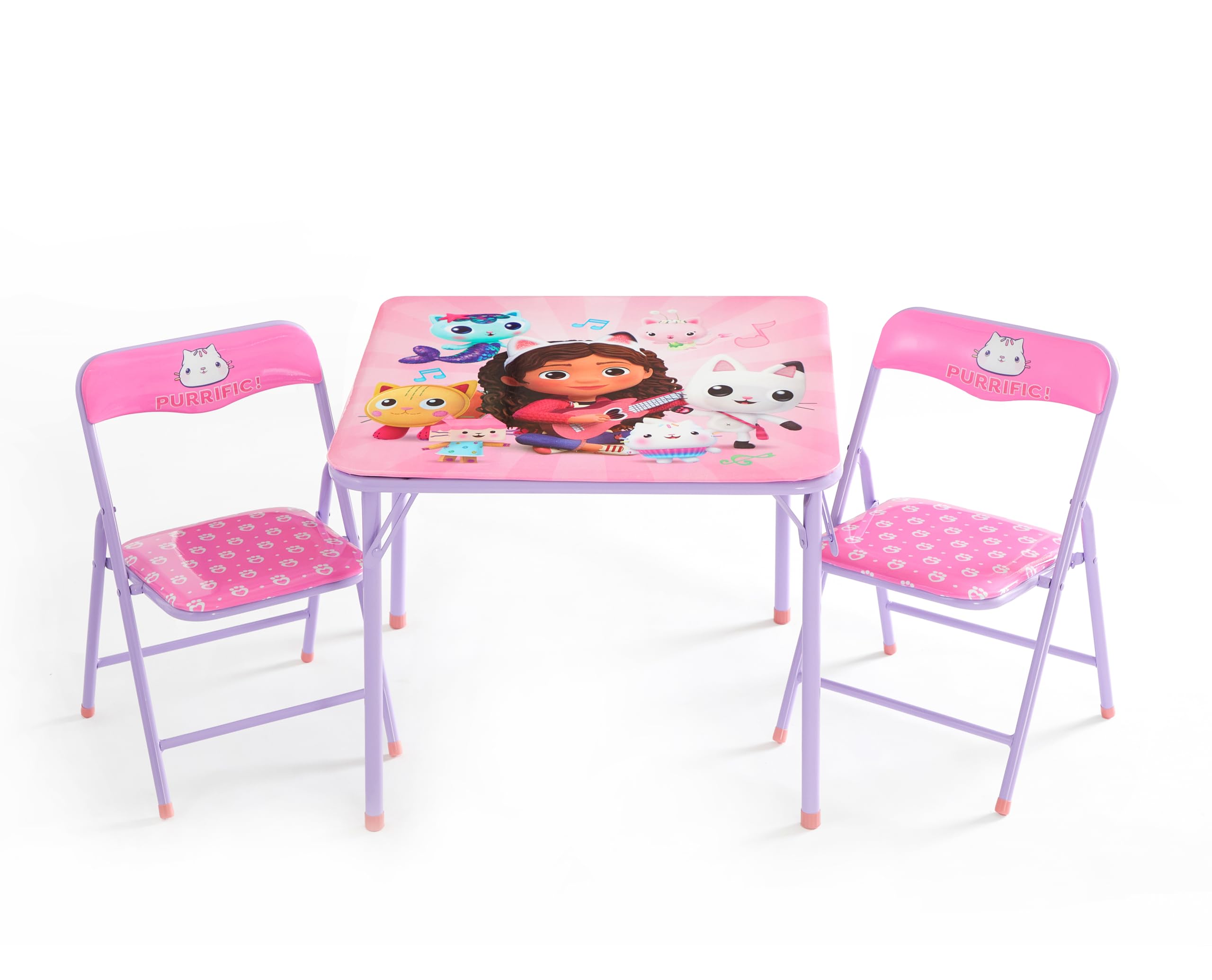 Idea Nuova Gabby&apos;s Dollhouse 3 Piece Table and Chair Set